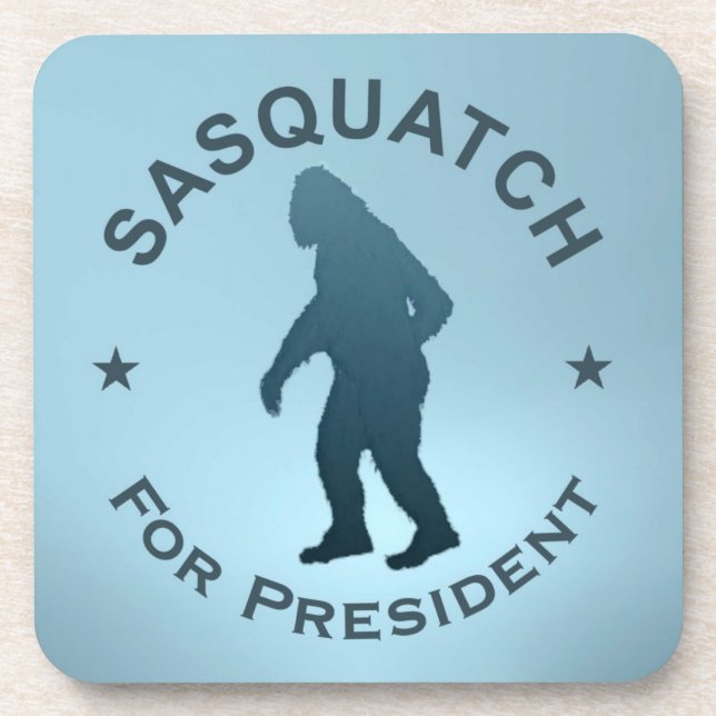 Posavasos Sasquatch Para Presidente (Frente)