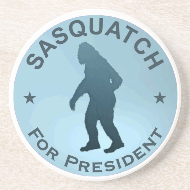 Posavasos Sasquatch Para Presidente (Frente)