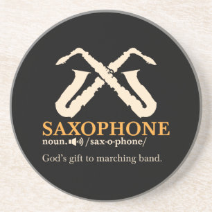 Posavasos Saxofón - Definición de saxofón