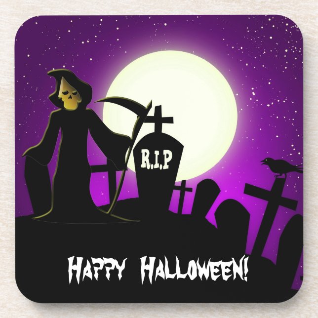 Posavasos Scary Halloween (Frente)