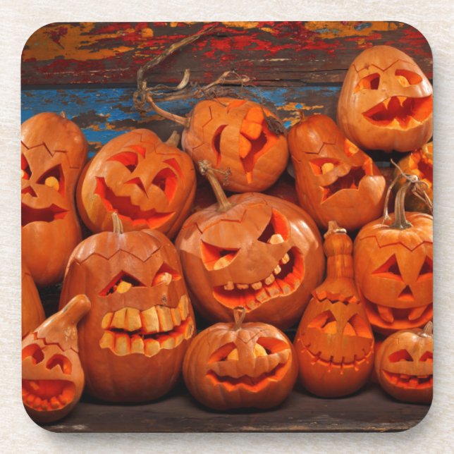 Posavasos Scary Jack O Lantern Halloween (Frente)
