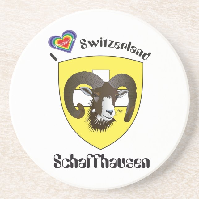 Posavasos Schaffhausen Schweiz Bierdeckel (Frente)