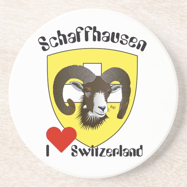 Posavasos Schaffhausen Schweiz Bierdeckel (Frente)