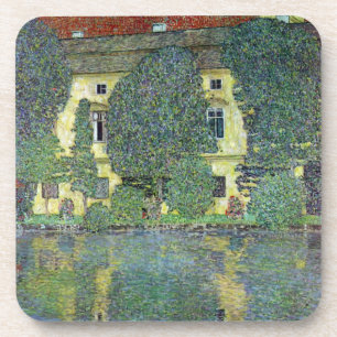 Posavasos Schloss Kammer en el Attersee III de Gustav Klimt