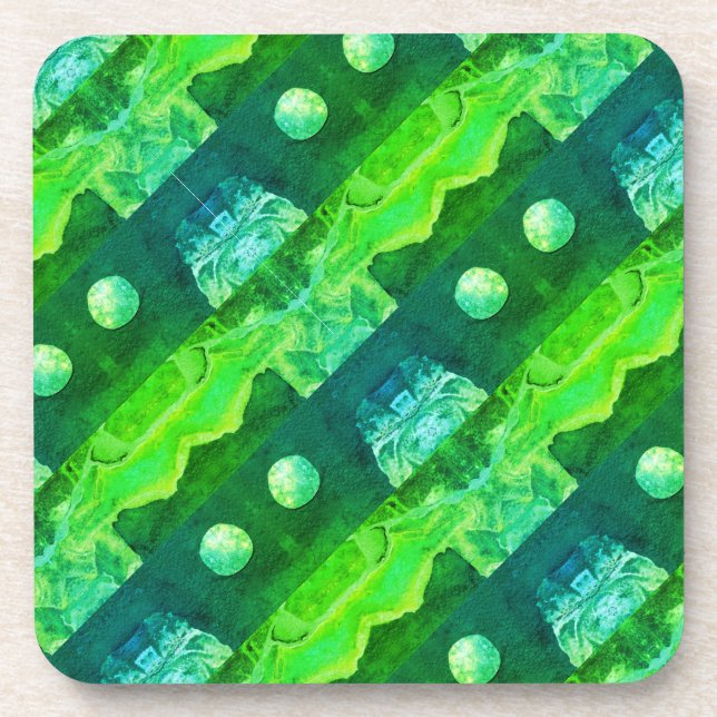 Posavasos Sci-Fi - mundo del planeta del espacio alienígena  (Frente)