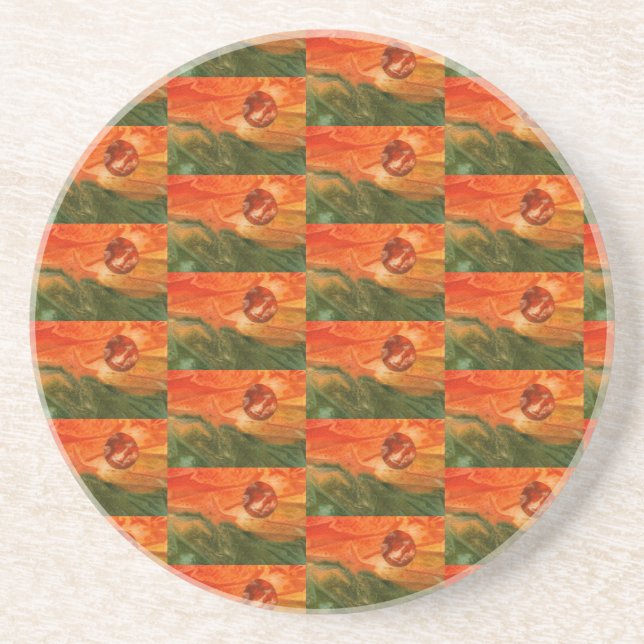 Posavasos Sci-Fi - mundo del planeta del espacio alienígena  (Frente)