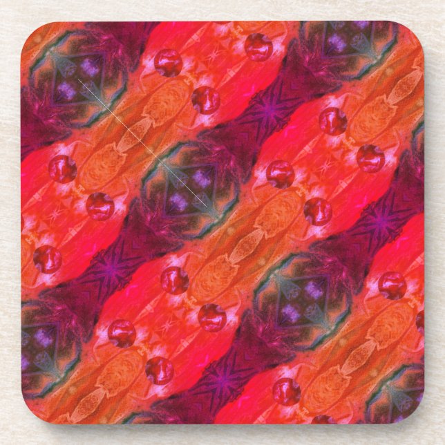 Posavasos Sci-Fi - mundo del planeta del espacio alienígena  (Frente)