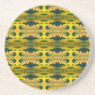 Posavasos Sci-Fi "Seas of Fire" molten lava alien world Co