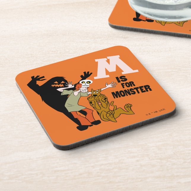 Posavasos Scooby-Doo | M es para Monster (Lado Izquierdo)