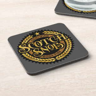 Posavasos Scotch Snob - gracioso borracho de whisky