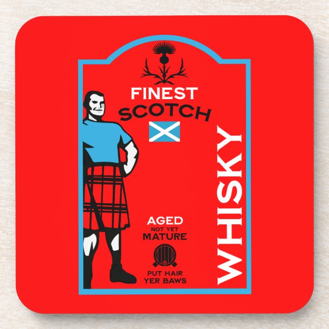 Posavasos Scotch Whisky Drinker (Frente)