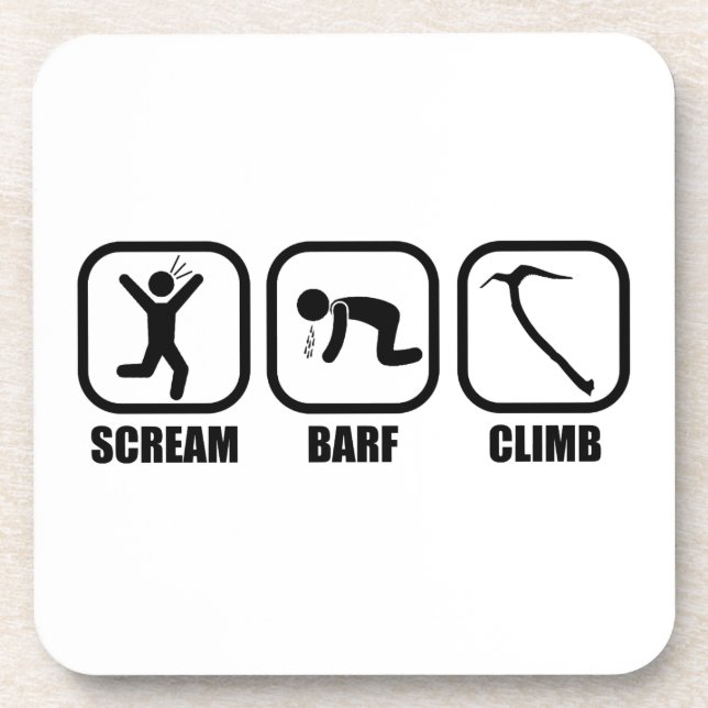 Posavasos Scream Barf Climb (Frente)