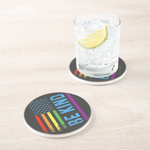 Posavasos Sé Amable Lgbt Orgullo Gay Arcoíris