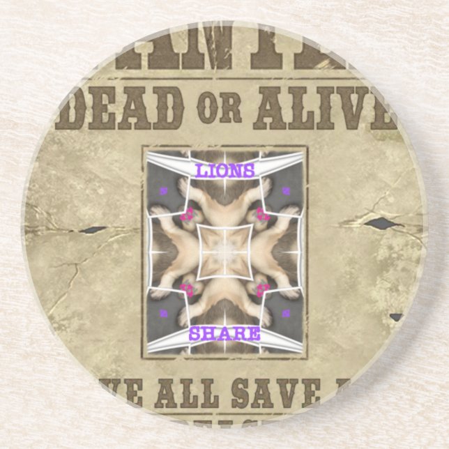 Posavasos Se busca paz, amor e inspiración: difunde armonía (Frente)