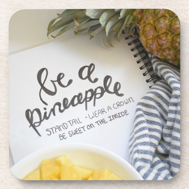 Posavasos Sé una piña (Frente)