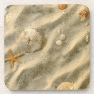 Posavasos Seashells en arena