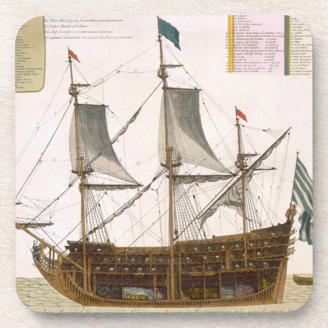 Posavasos Sección a través de una nave de primer orden (Frente)