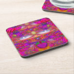 Posavasos Seeing Eyes Colorful Abstract Art Plastic Coasters<br><div class="desc">This is called the Seeing Eyes.
The eyes have the ability to see in higher dimensions.</div>