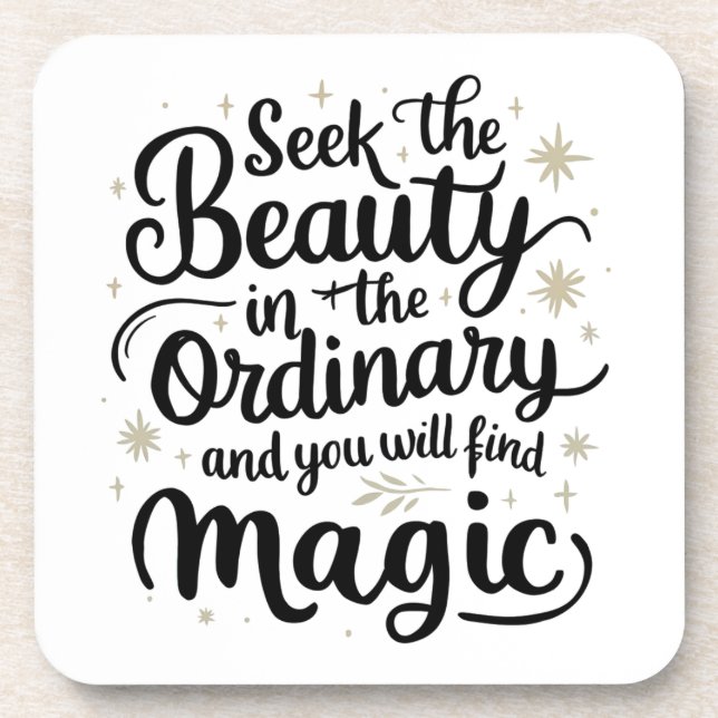 Posavasos Seek Beauty Coaster (Frente)