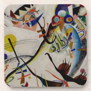 Posavasos Segmento azul de Kandinsky