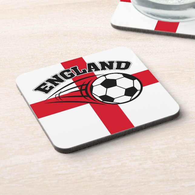 Posavasos Seguidores del equipo de fútbol de Inglaterra (Lado Izquierdo)