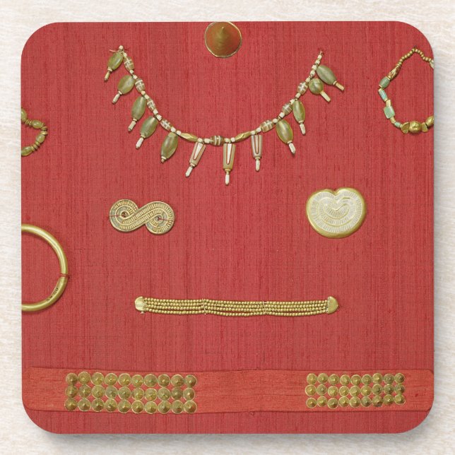 Posavasos Selección de joyería, Harappa, 2300-1750 A.C. (Frente)