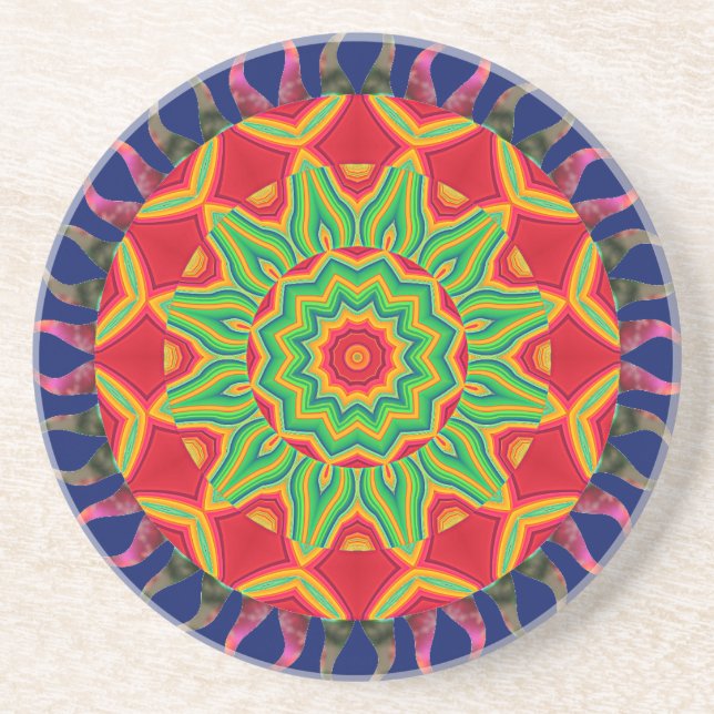 Posavasos Semana de bebidas de Mandala (Frente)