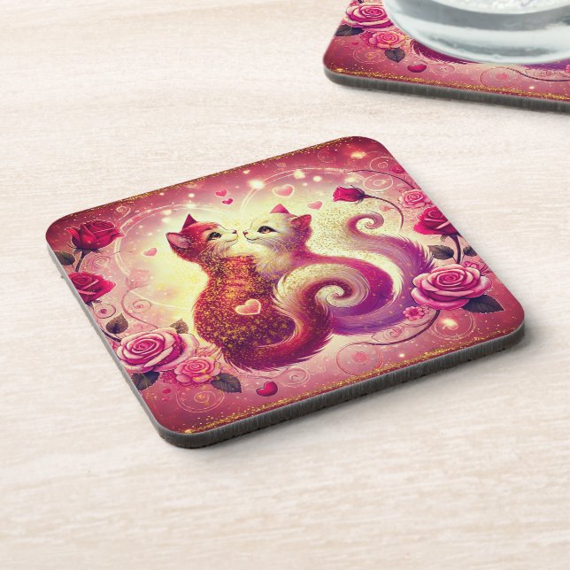 Posavasos Semana Santa - Gatos rosados (Lado Izquierdo)