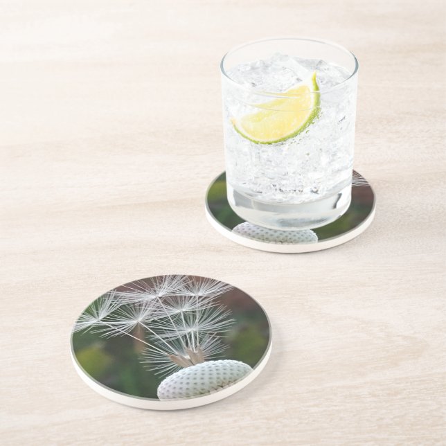 Posavasos Semillas delicadas de diente de león  (Lado)