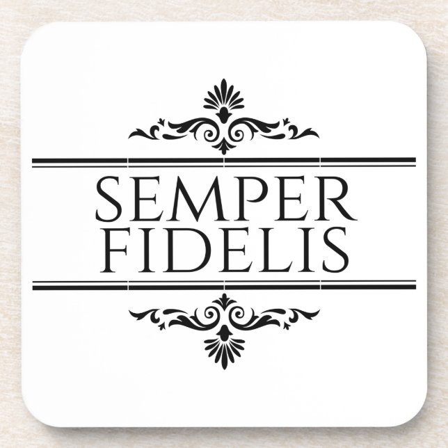 Posavasos Semper Fidelis (Frente)