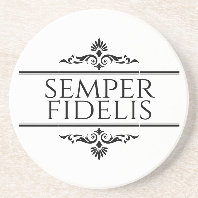 Posavasos Semper Fidelis (Frente)
