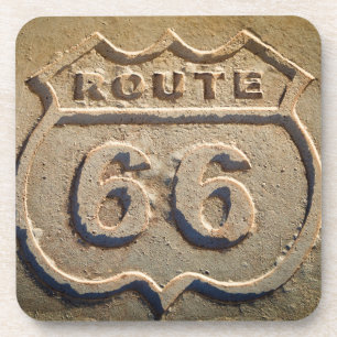 Posavasos señal histórica de la ruta 66, Arizona