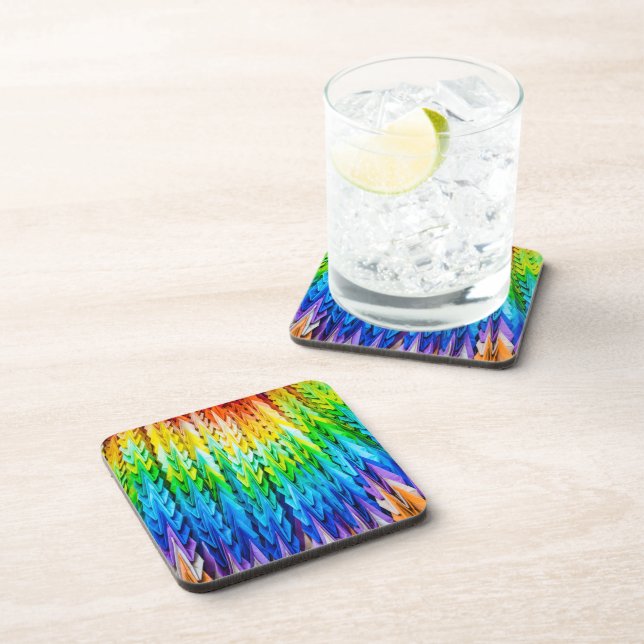 Posavasos Senbazuru o mil grúas de origami (Lado Derecho)