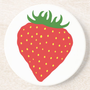 Posavasos Sencillamente la montaña rusa personalizado Strawb
