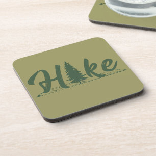 Posavasos Senderismo con logo y pinar