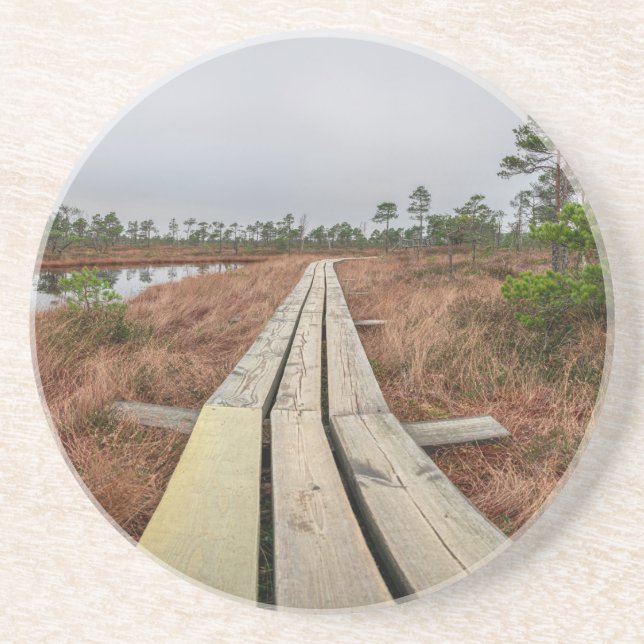 Posavasos Senderismo en el pantano (Frente)