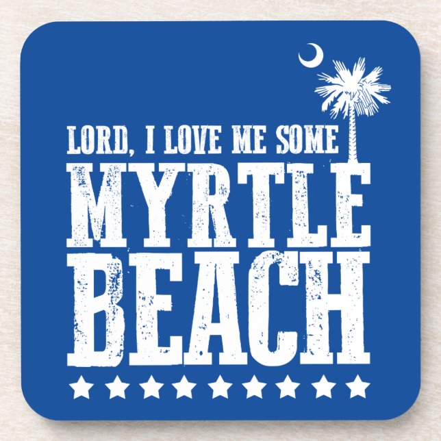 Posavasos Señor, me amo algún Myrtle Beach (Frente)