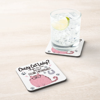 Posavasos ¿Señora Gata Loca? Regalo Divertido para Amantes d