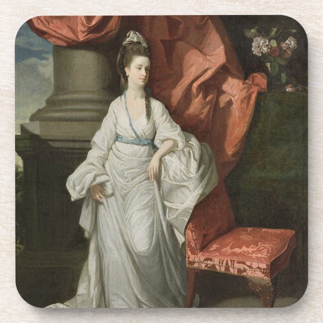 Posavasos Señora Grant, esposa de sir James Grant, BT., (Frente)