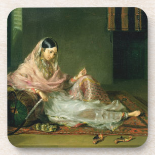 Posavasos Señora musulmán Reclining, 1789 (aceite en lona)