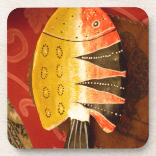 Posavasos Sensación a rayas Tigre Barb Fish Art Imprimir