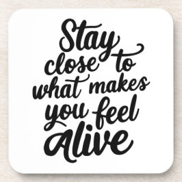 Posavasos Sentirse una montaña rusa viva