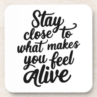 Posavasos Sentirse una montaña rusa viva