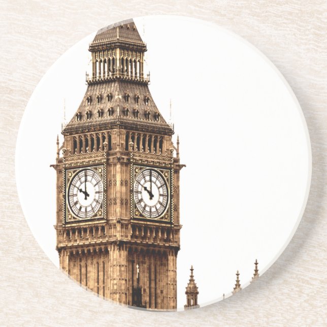 Posavasos Sepia Big Ben Tower (Frente)