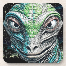 Posavasos Ser Extraterrestre Reptiliano Hombre Lagarto Ser A