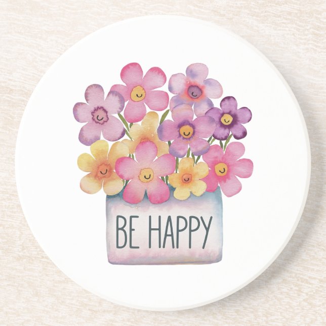 Posavasos Ser feliz (Frente)