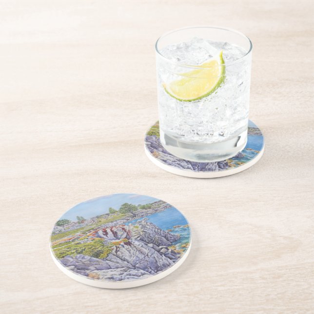Posavasos Serenidad de Pacific Grove (Lado)