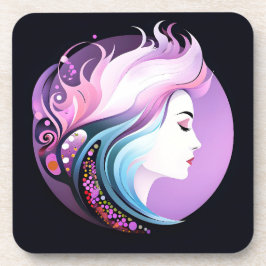 Posavasos "Serenidad en el estilo" Belleza femenina