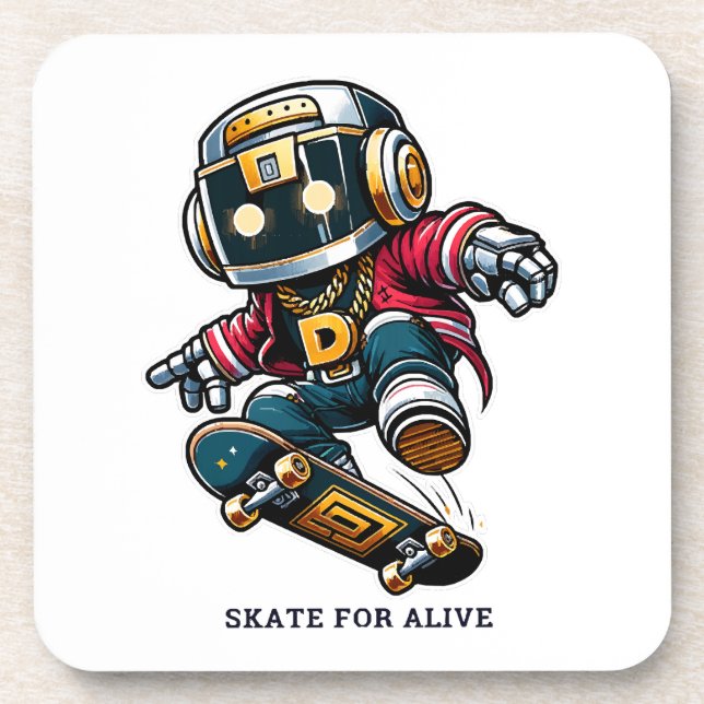 Posavasos Serie de Skate Street Style (Frente)
