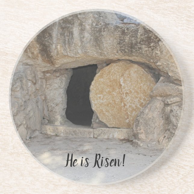Posavasos Serie escénica: Pascua de la tumba de Jesús (Frente)